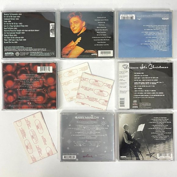 Barry Manilow VIP Passes + 7 CD Lot Ultimate Hits 50s Summer Sinatra Christmas - Picture 4 of 9